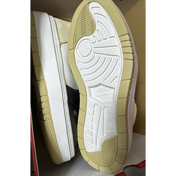 Air Jordan 1 Elevate Hi Women's Size 11- Team Gold/DK Smoke Grey-Sail DN3253-700 - Picture 15 of 16
